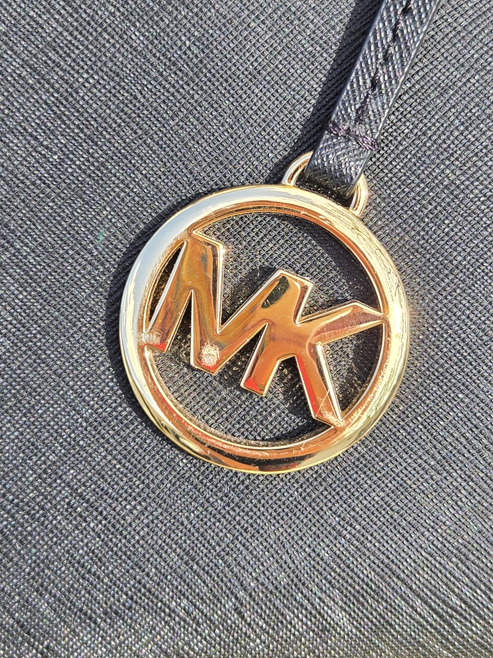 Michael Kors Black Saffiano Leather Tote Bag - Picture 2 of 15